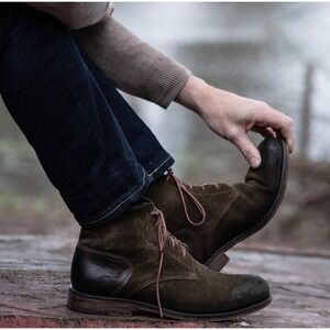 Capita Craft Boots B.Rebel - Suede Leather Mossy Olive Size 45‎